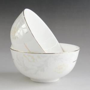 供应骨质瓷4.5寸奥碗 陶瓷餐具米饭碗