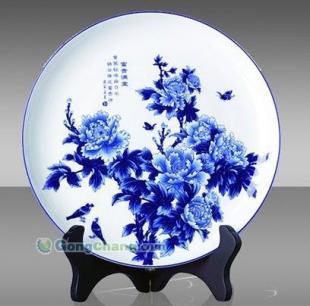 供应【富贵满堂】骨瓷青花看盘_礼品、工艺品、饰品_世界工厂网中国产品信息库